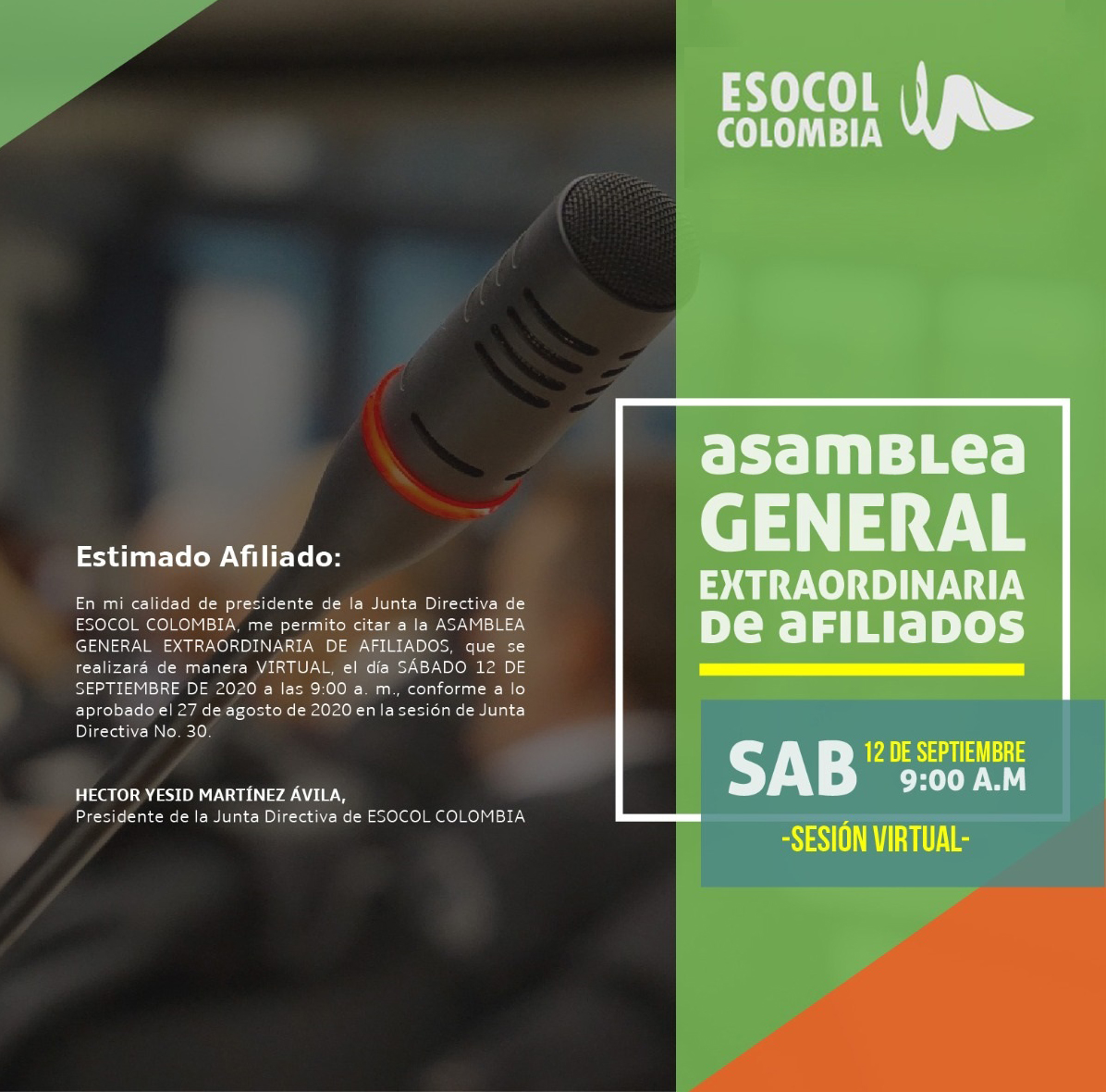 amblea general 12 de septiembre